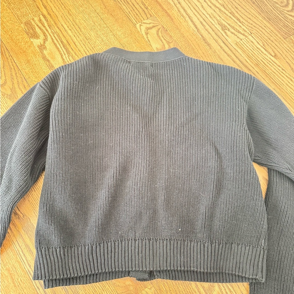 Black cardigan Sweater - Picture 3 of 4
